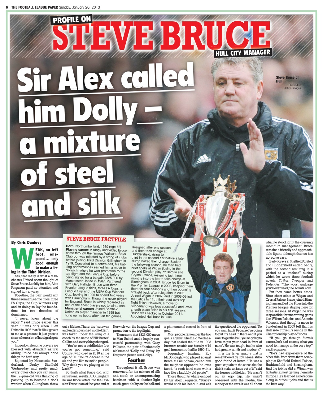 The Football League Paper Preview Pages