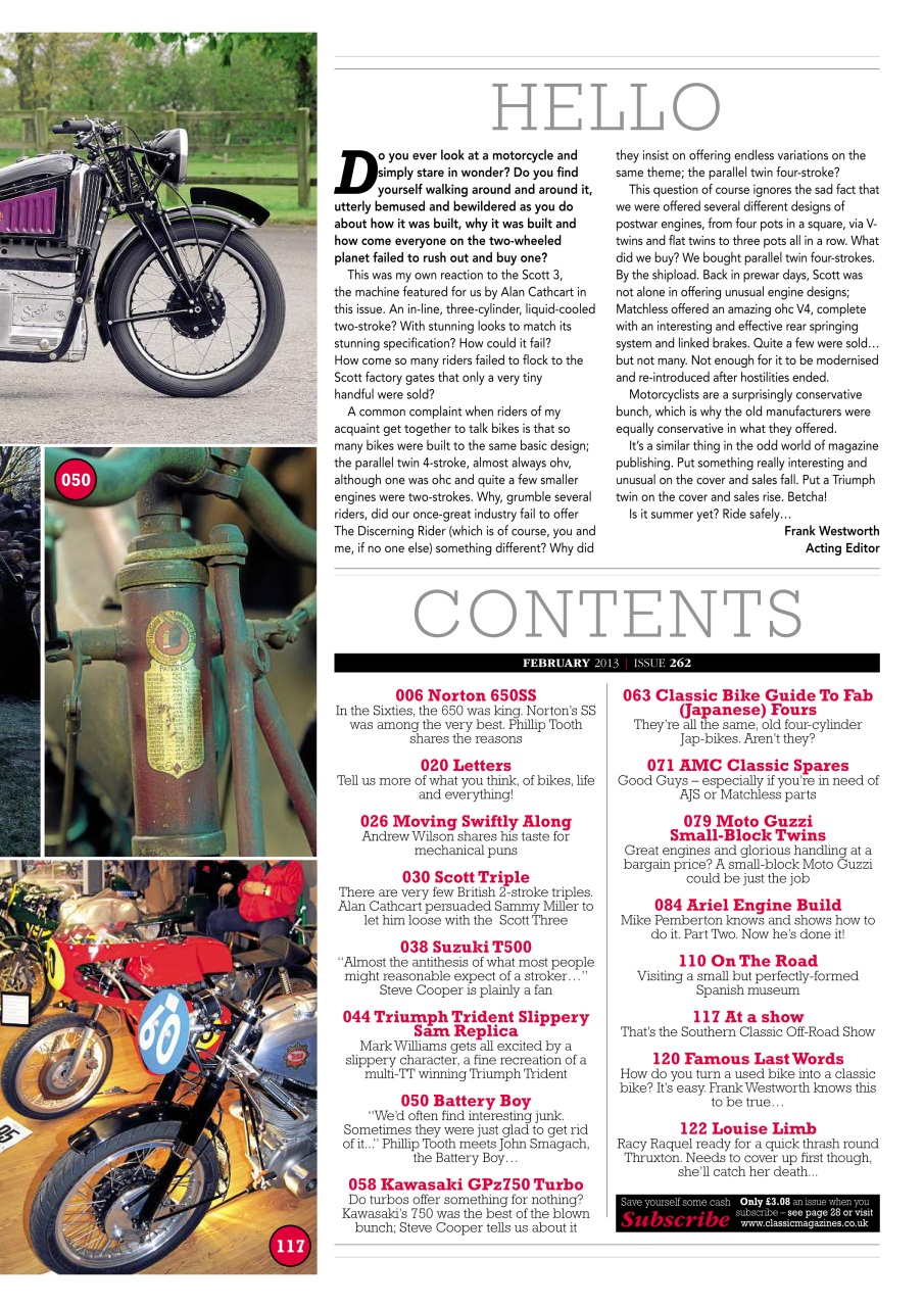 Classic Bike Guide Preview Pages