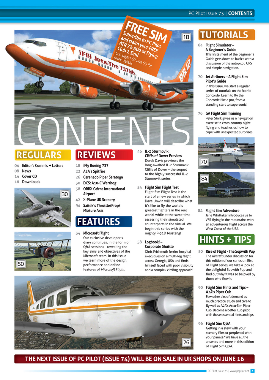 PC Pilot Preview Pages