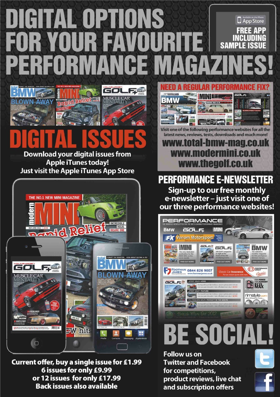 Volkswagen Golf + Preview Pages