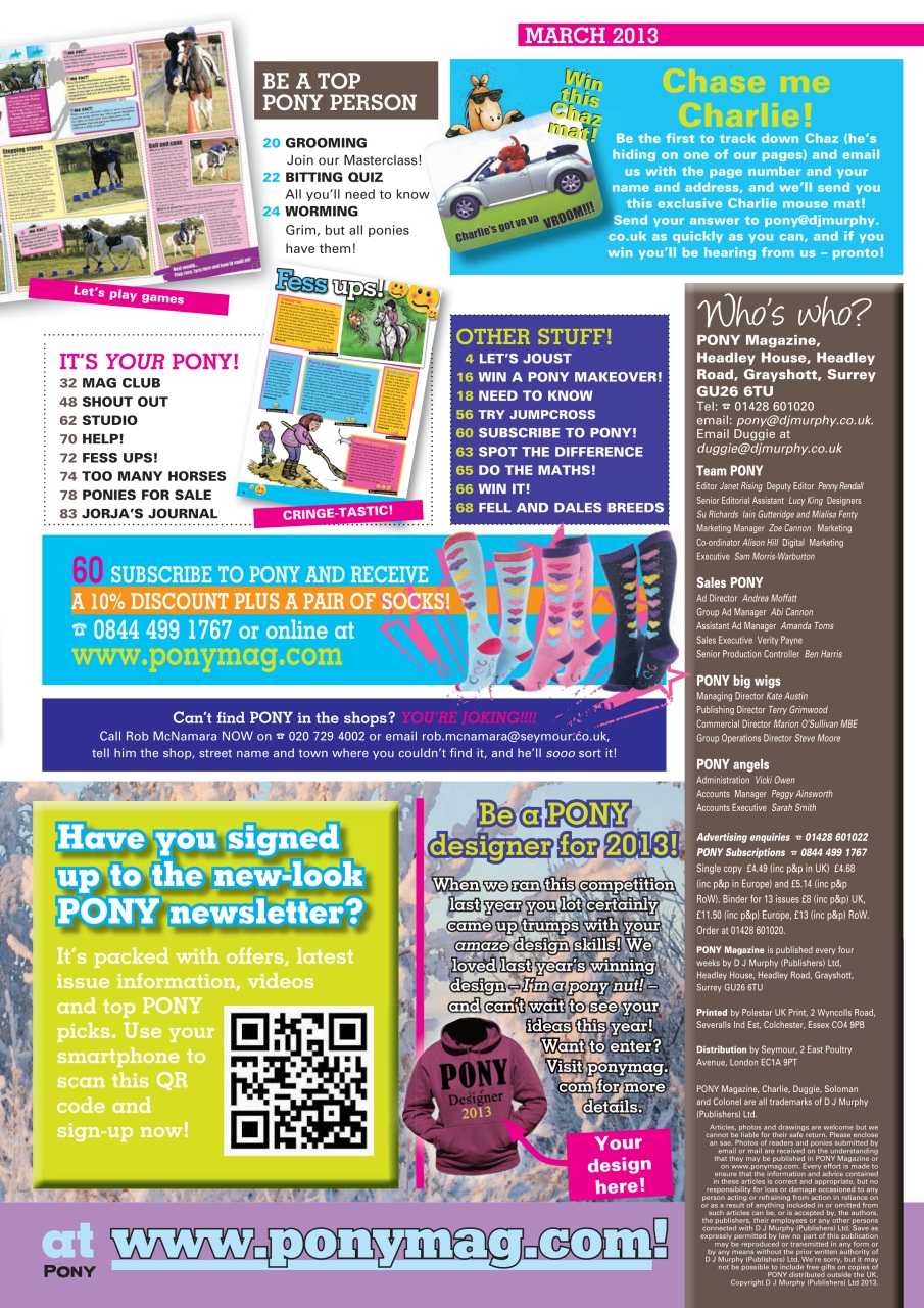 Pony Magazine Preview Pages