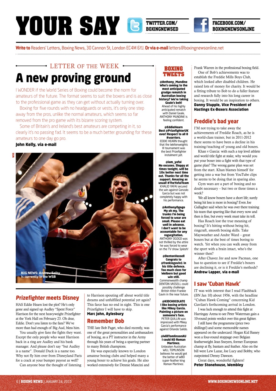 Boxing News Preview Pages