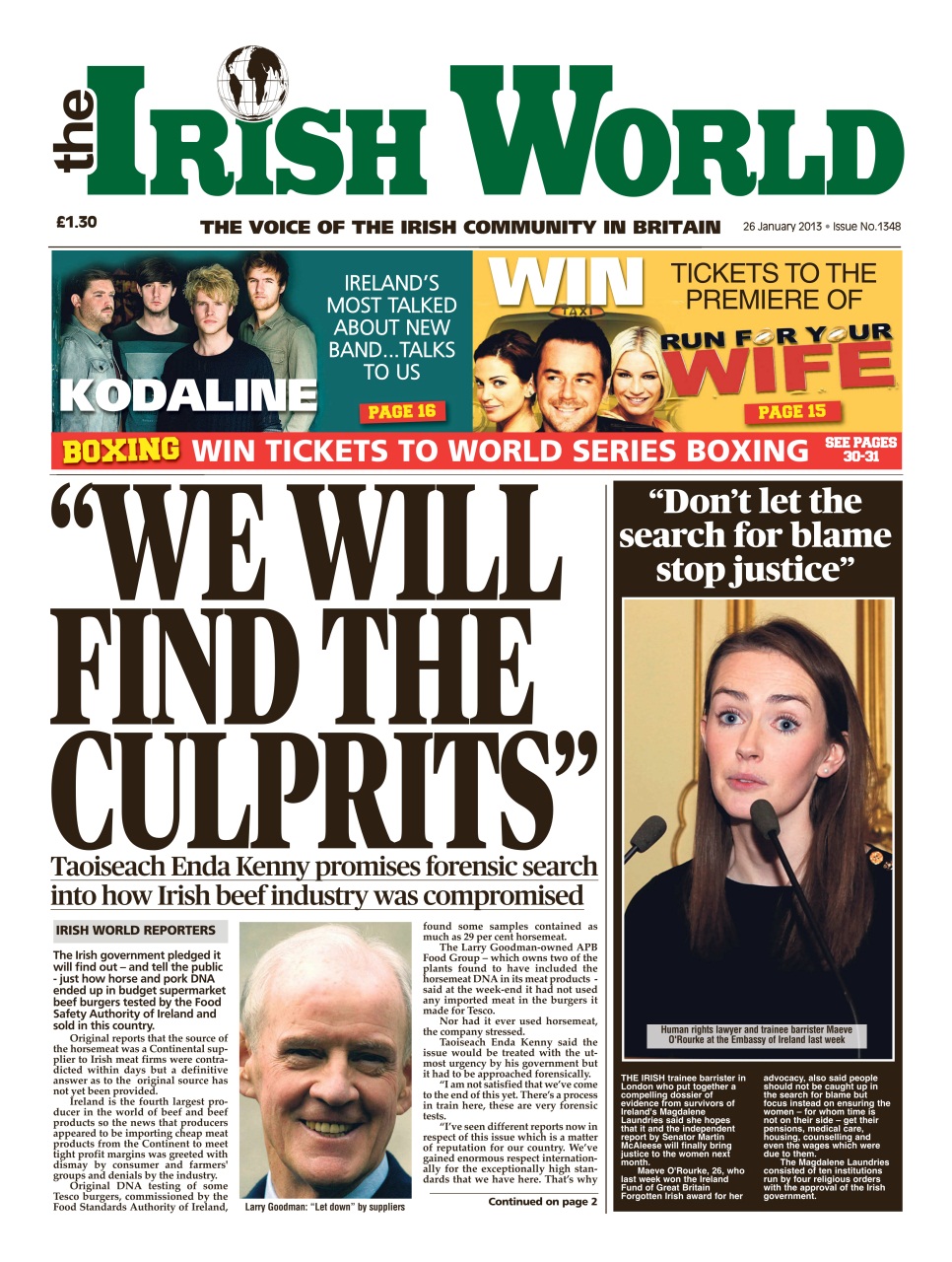 Irish World Preview Pages