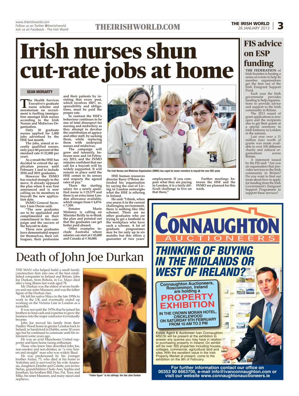 Irish World Preview Pages