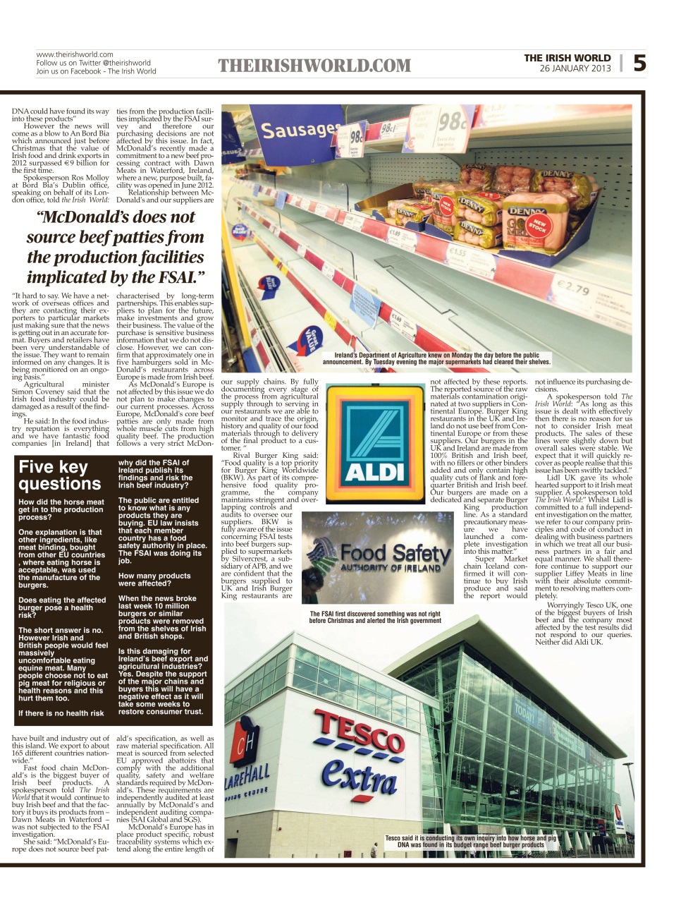 Irish World Preview Pages