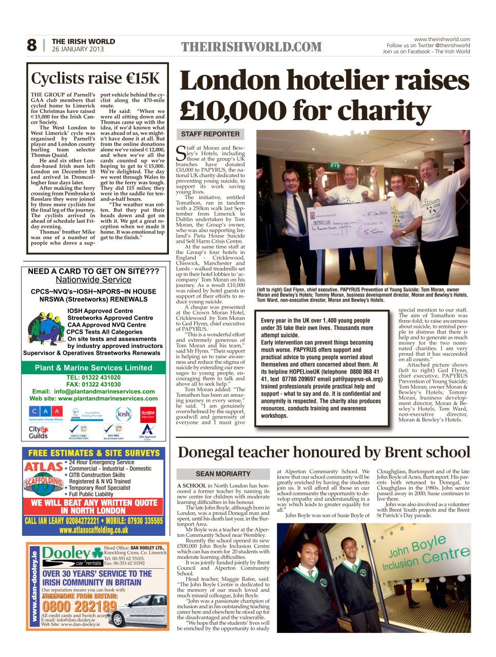 Irish World Preview Pages