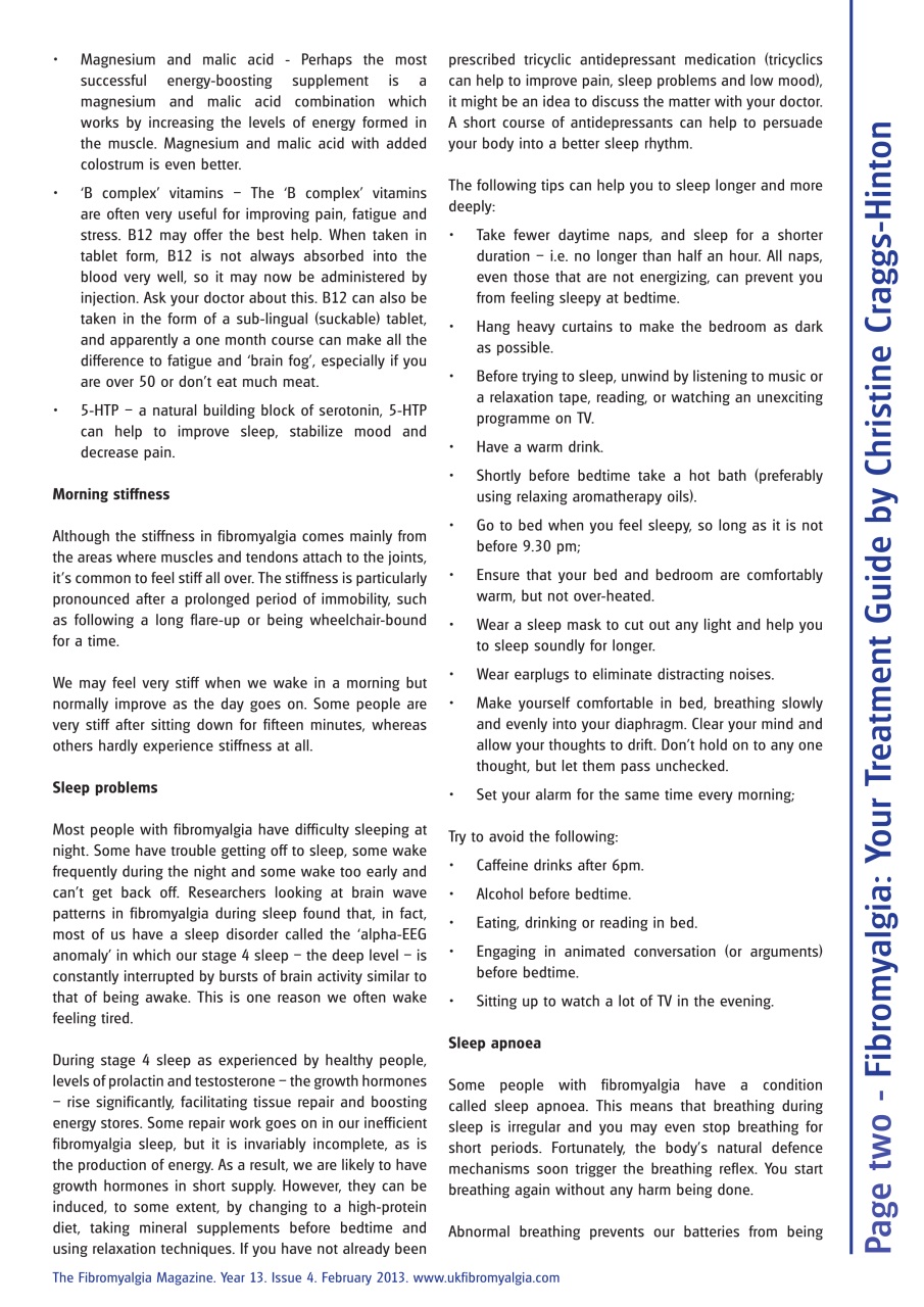 Fibromyalgia Magazine Preview Pages