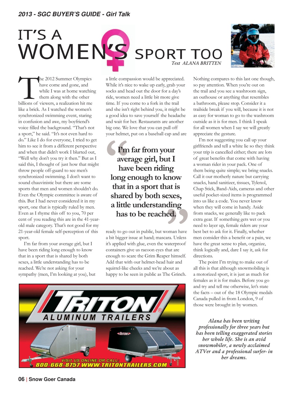 Snow Goer Canada Preview Pages