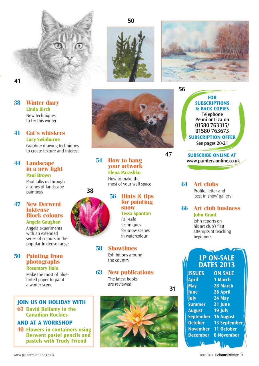 Leisure Painter & The Artist Preview Pages