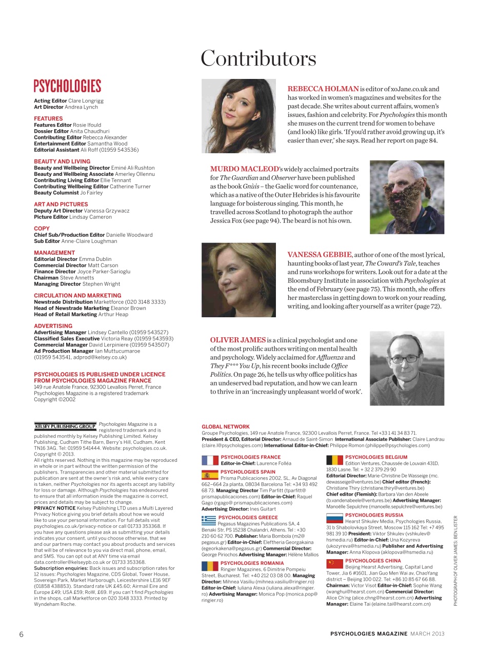 Psychologies Preview Pages