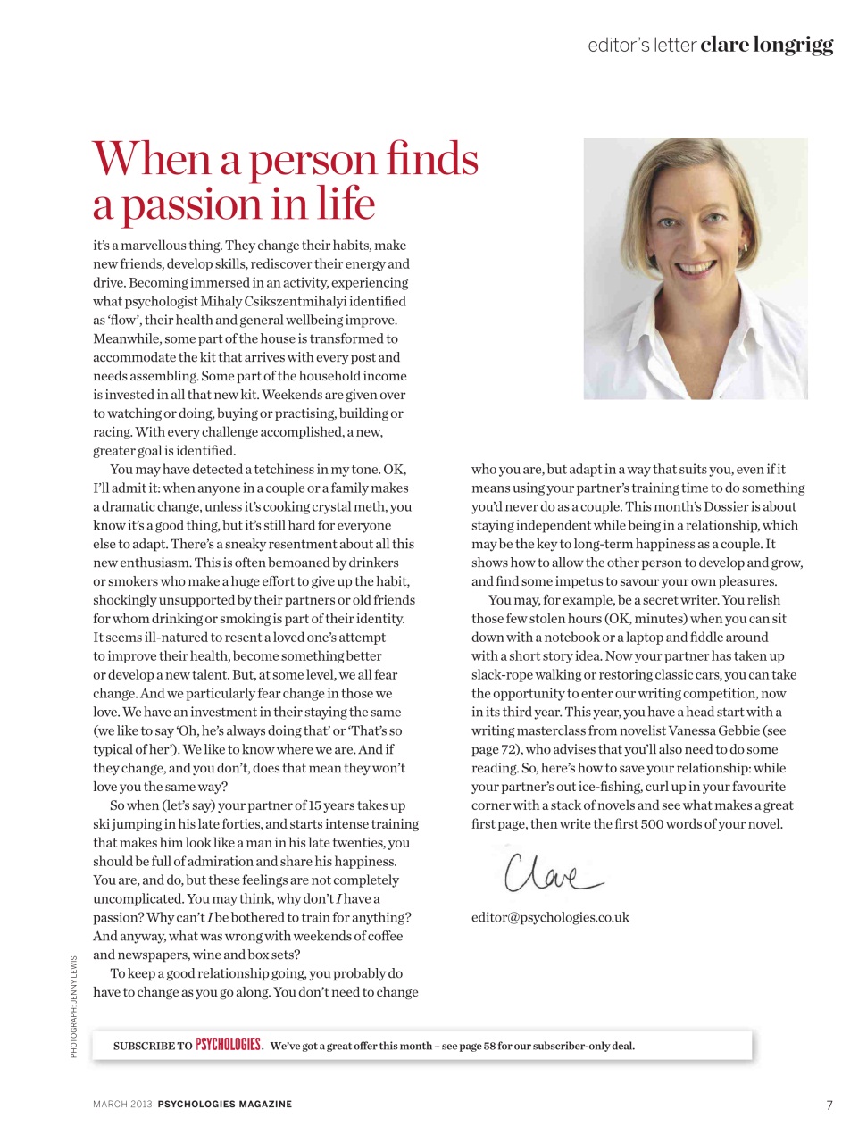 Psychologies Preview Pages