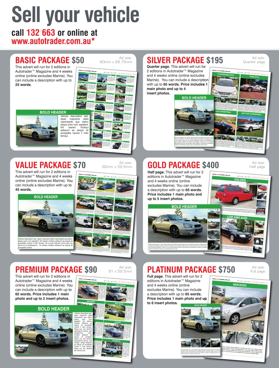 AutoTrader Preview Pages