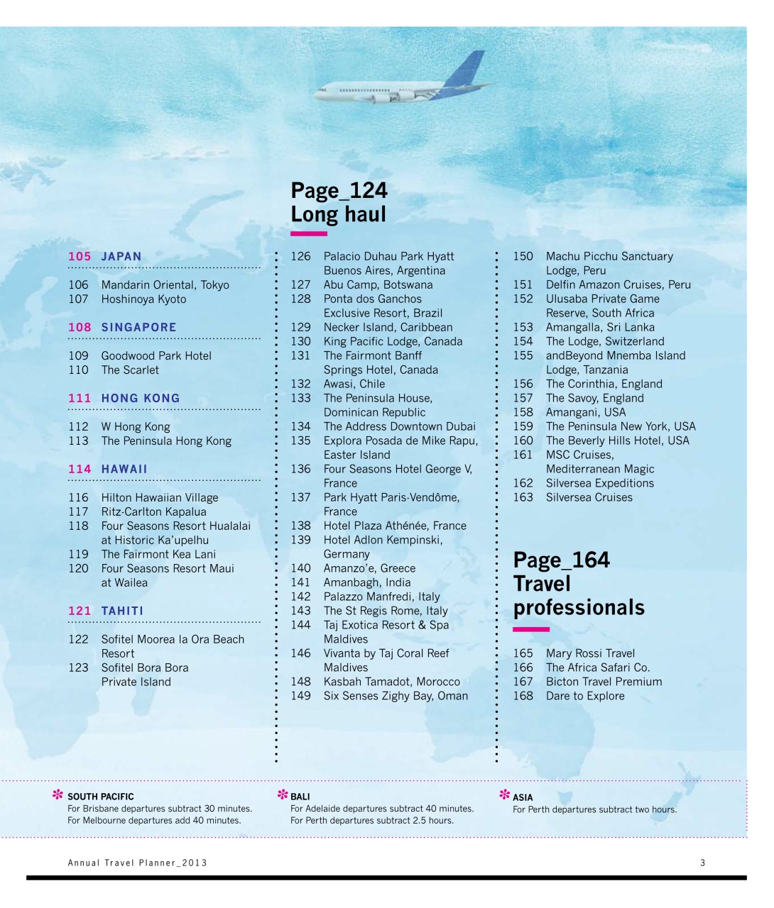 Luxury Travel Preview Pages