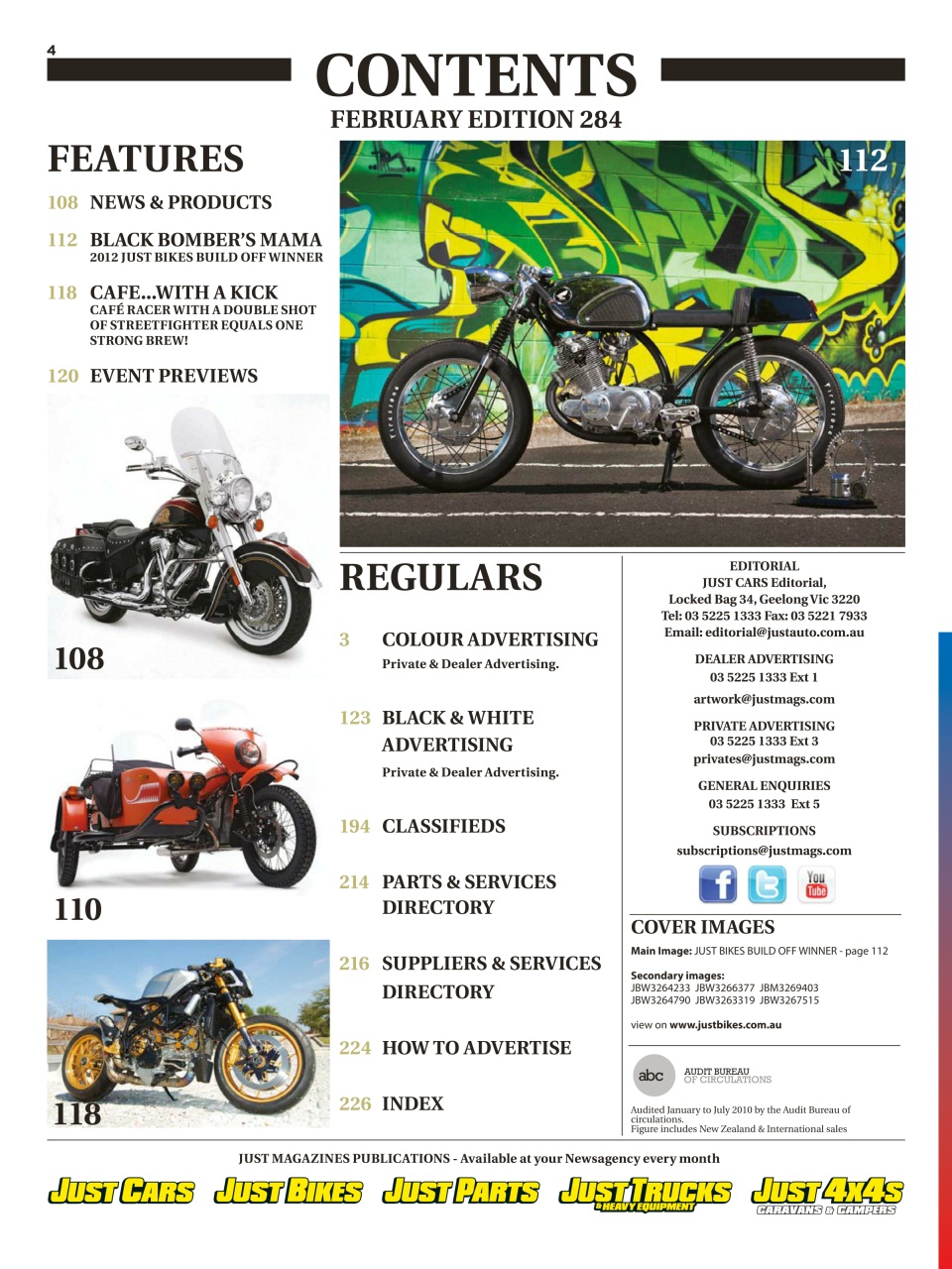 JUST BIKES Preview Pages