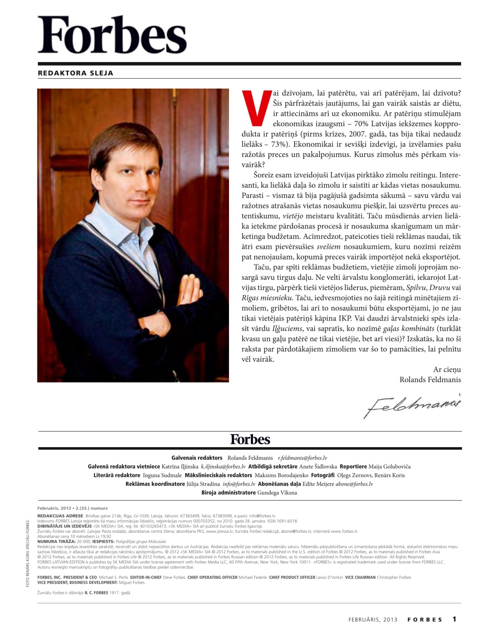 Forbes Latvia Preview Pages