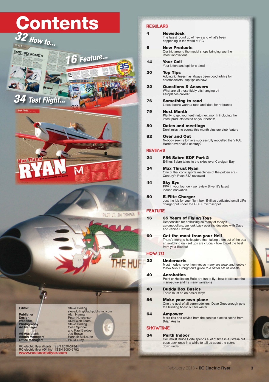 RC Electric Flyer Preview Pages