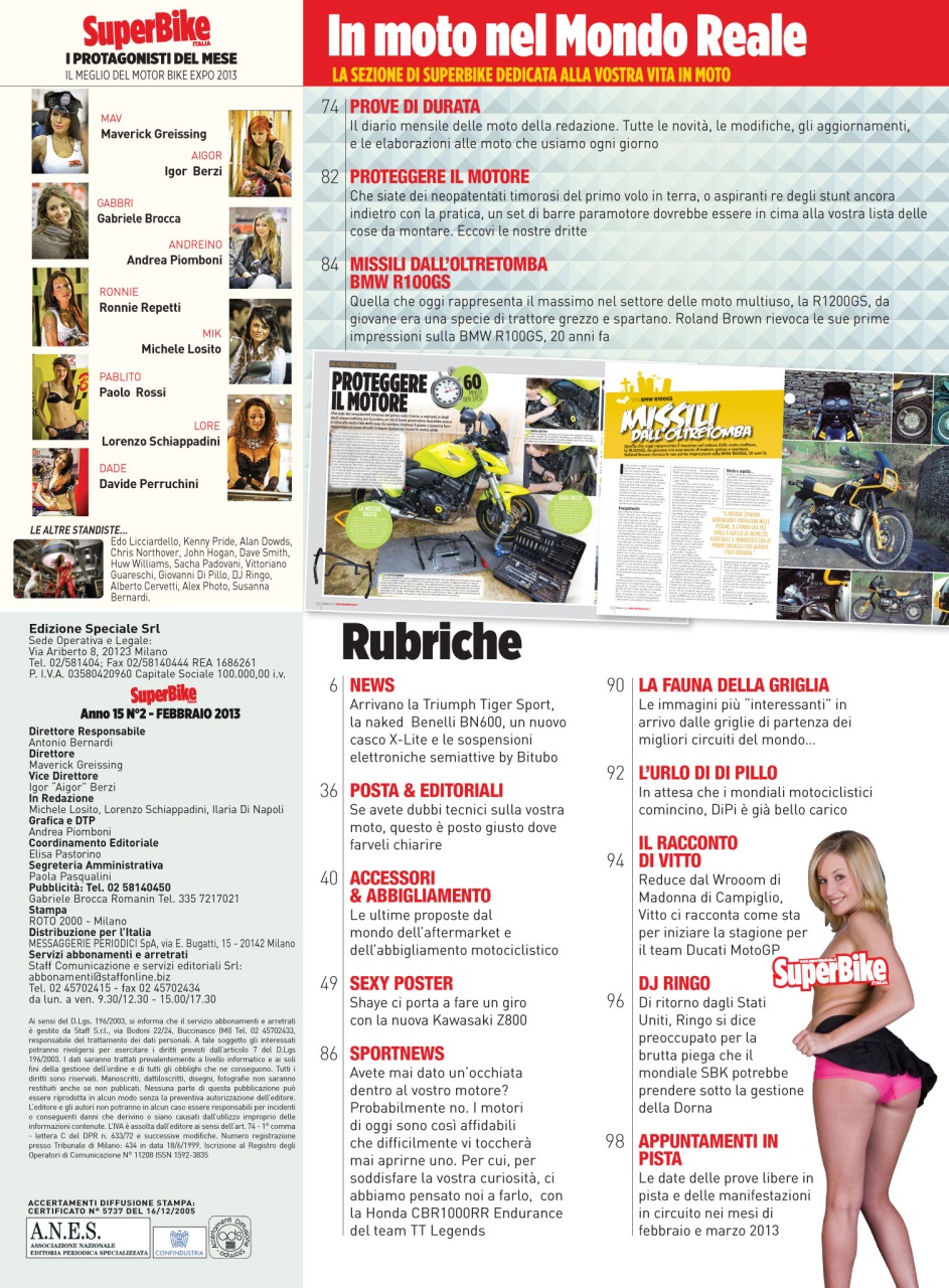 Superbike Italia Preview Pages