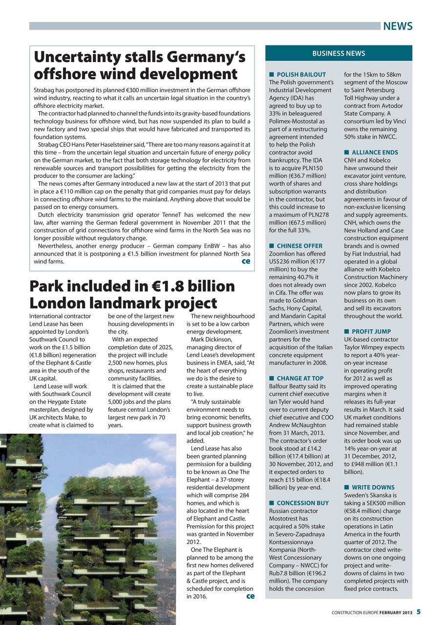 Construction Europe Preview Pages