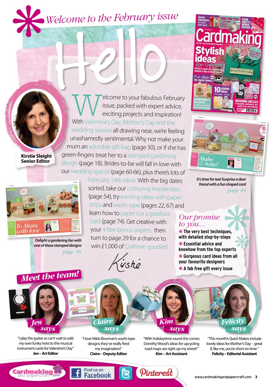Cardmaking & Papercraft Preview Pages