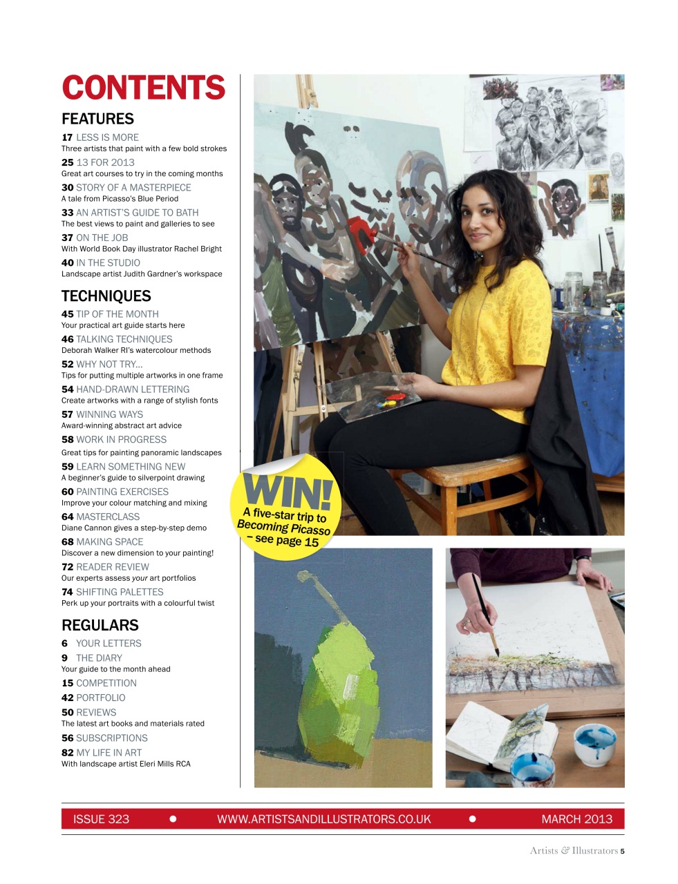 Artists & Illustrators Preview Pages