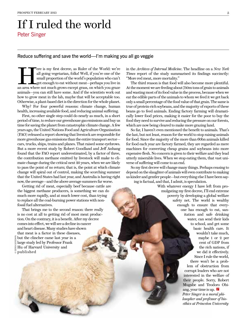 Prospect Magazine Preview Pages