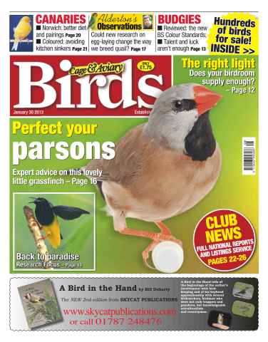 Cage & Aviary Birds issue Cage & Aviary 30 January 2013