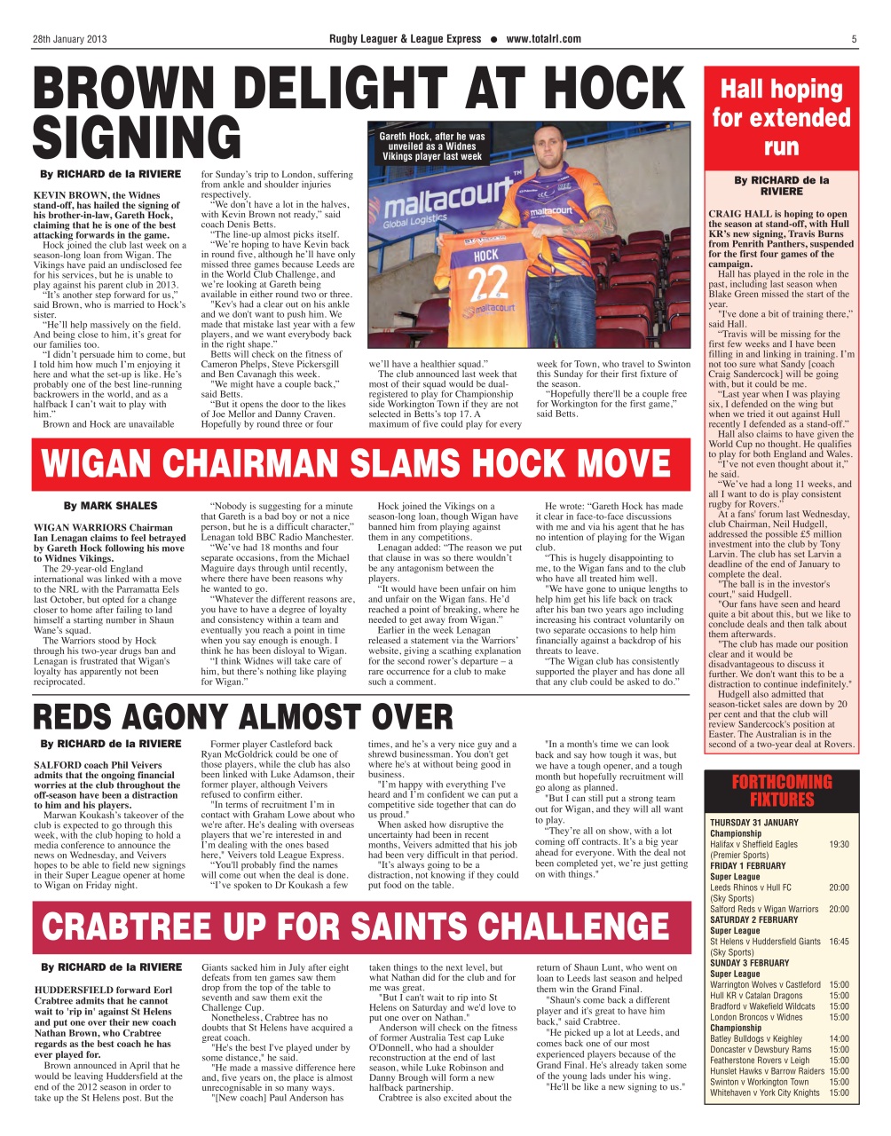 League Express Preview Pages