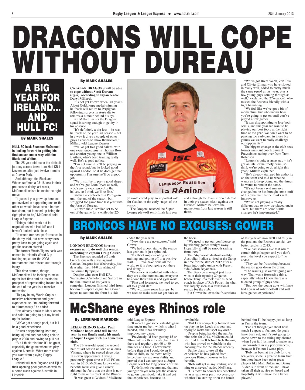 League Express Preview Pages