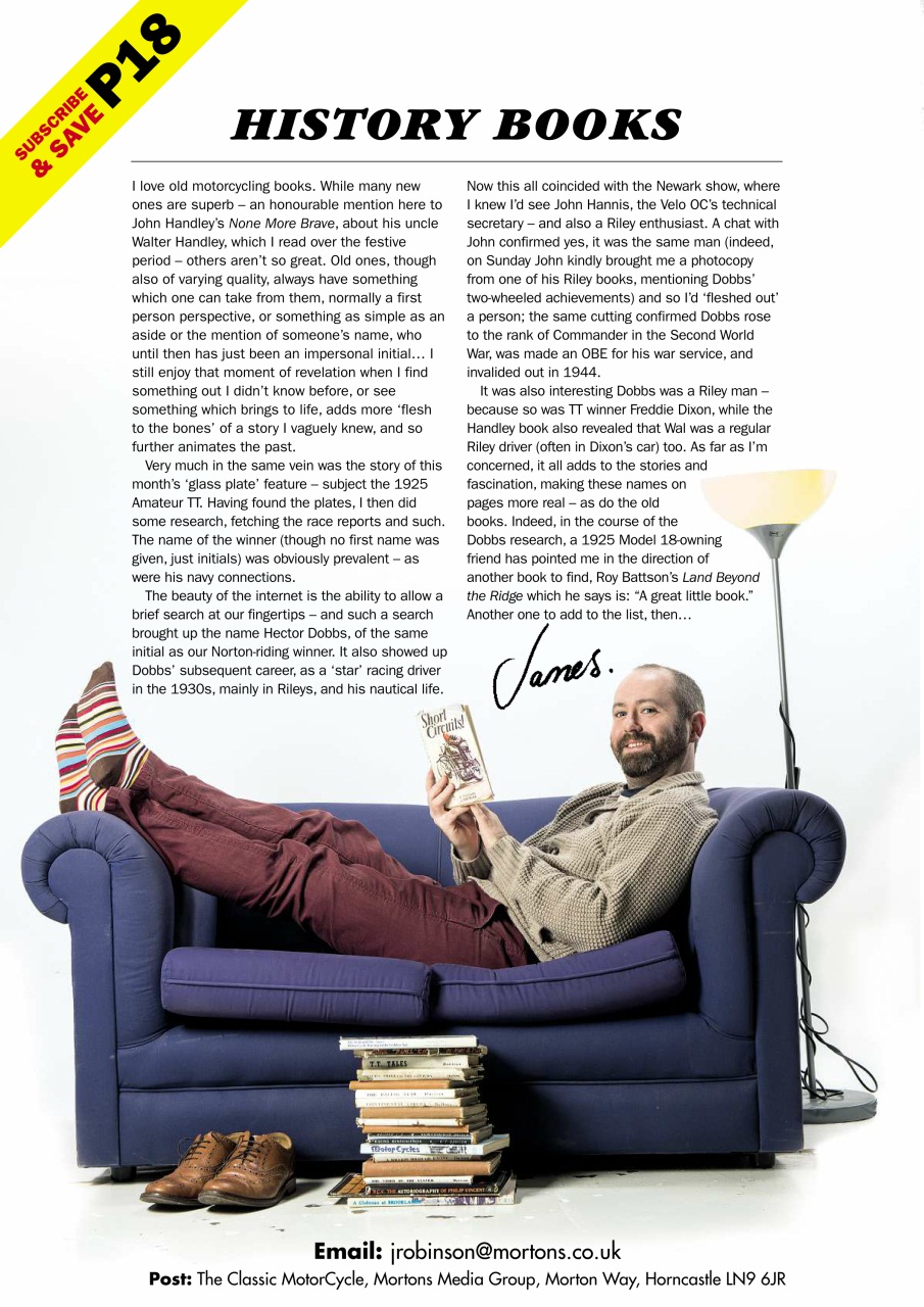 The Classic MotorCycle Preview Pages