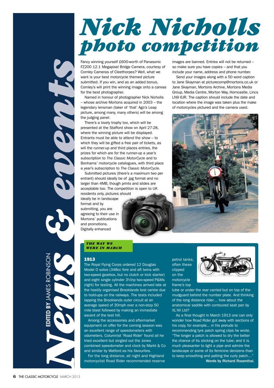 The Classic MotorCycle Preview Pages
