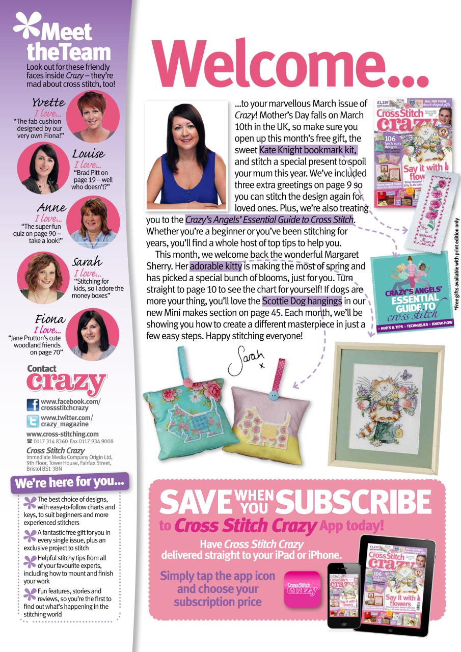 Cross Stitch Crazy Preview Pages