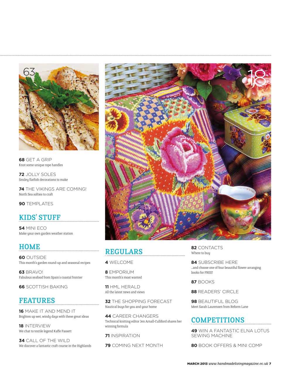 Handmade Living Preview Pages