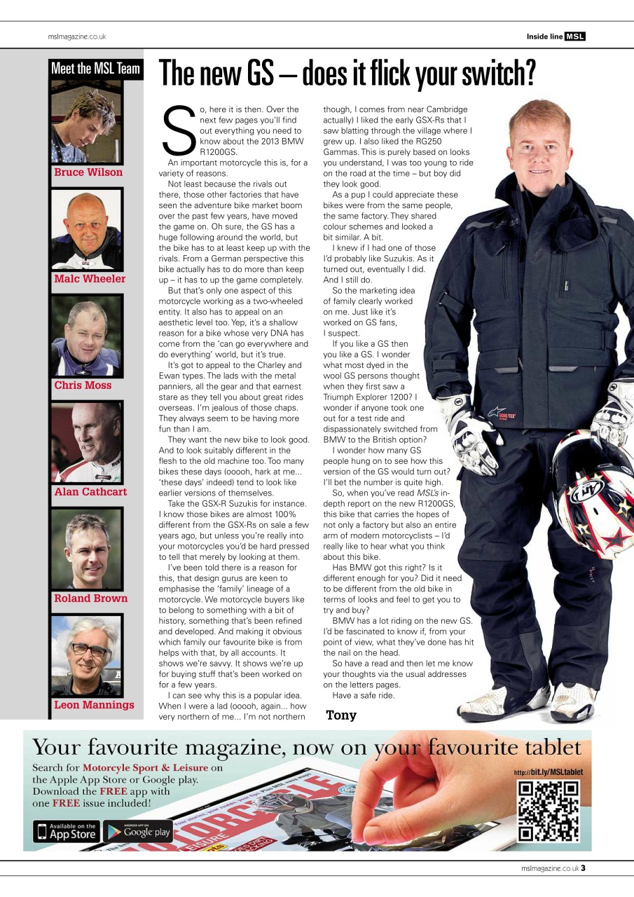 Motorcycle Sport & Leisure Preview Pages
