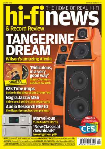 Hi-Fi News issue March 2013