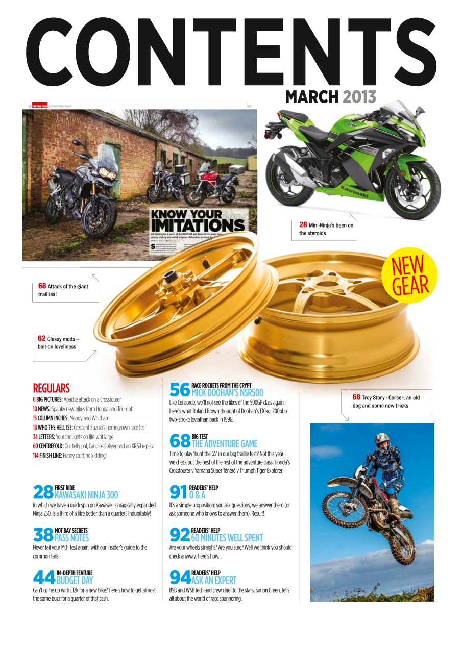 Superbike Magazine Preview Pages