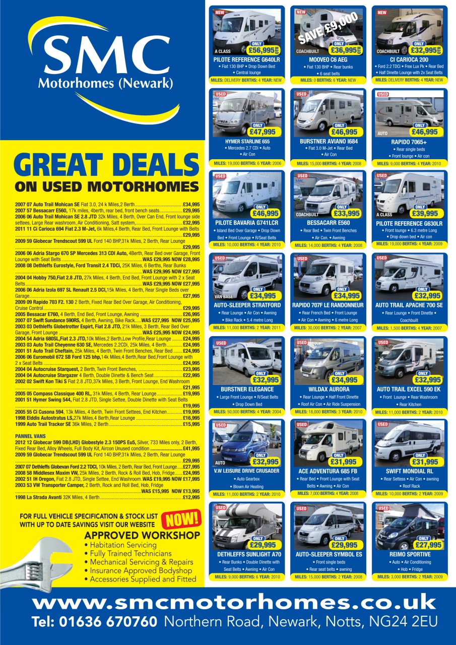 What Motorhome magazine Preview Pages