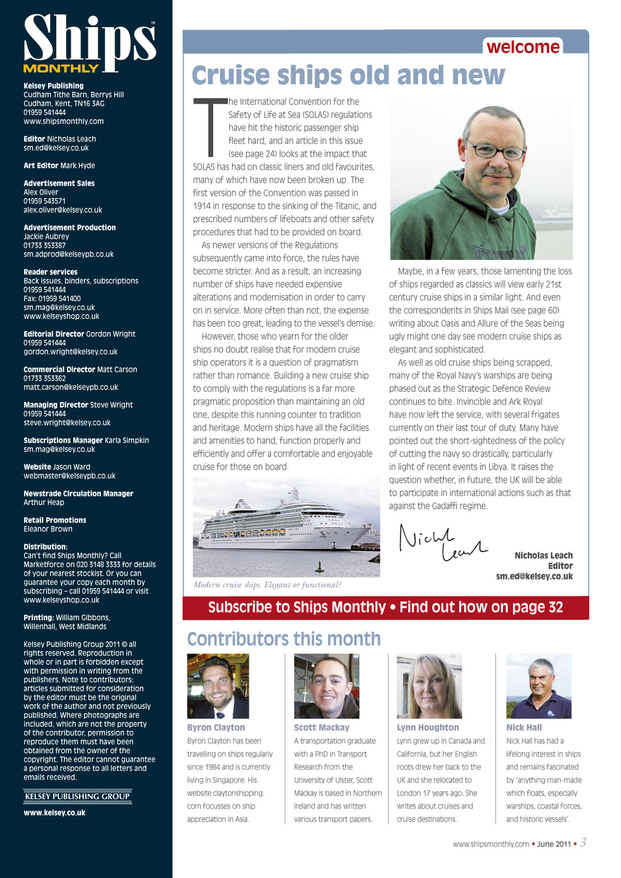 Ships Monthly Preview Pages