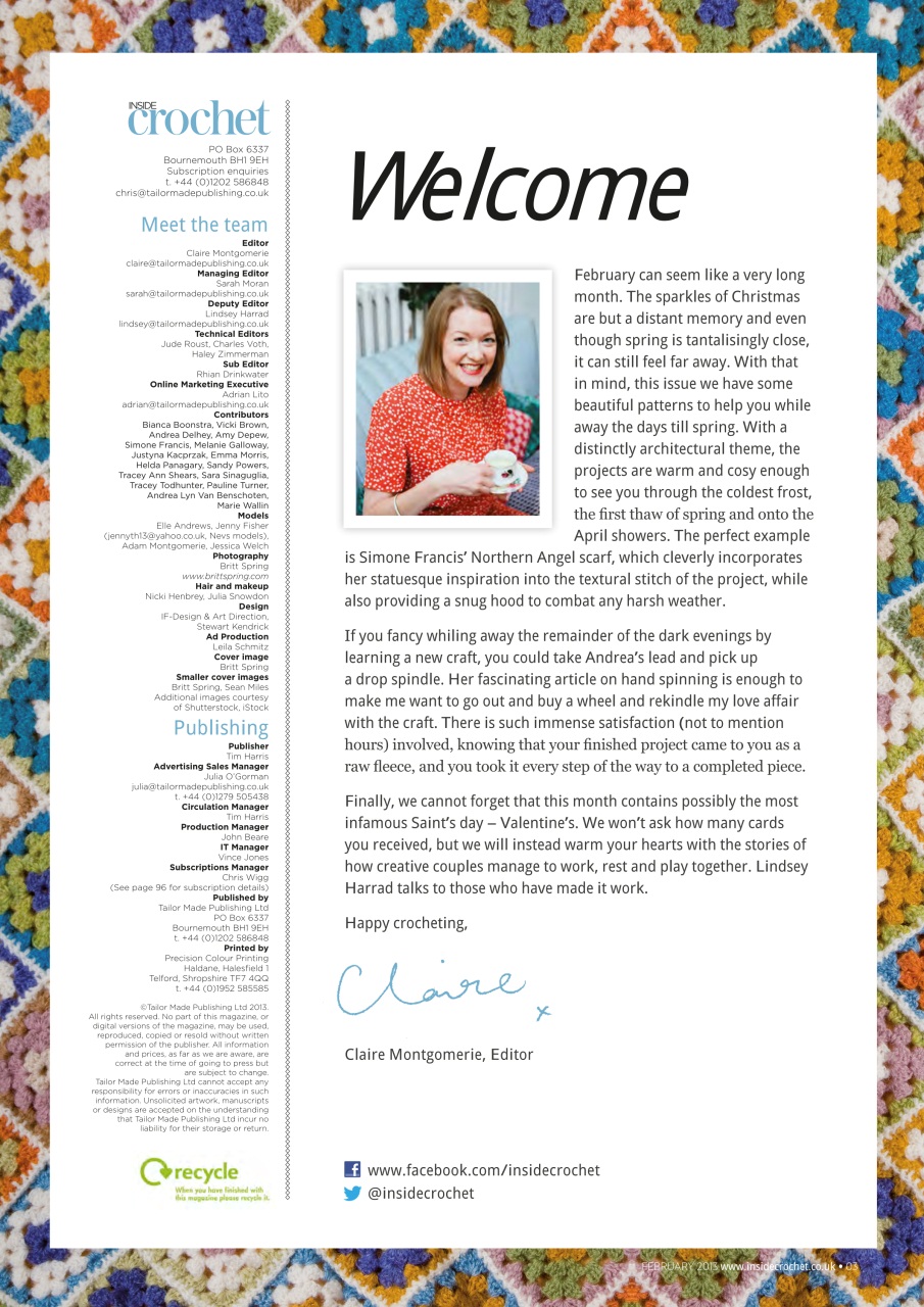 Inside Crochet Preview Pages