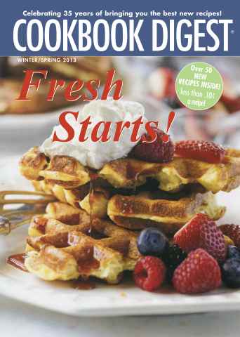 Cookbook Digest issue Winter-Spring 2013