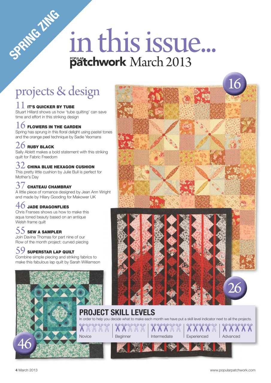 Popular Patchwork Magazine Preview Pages