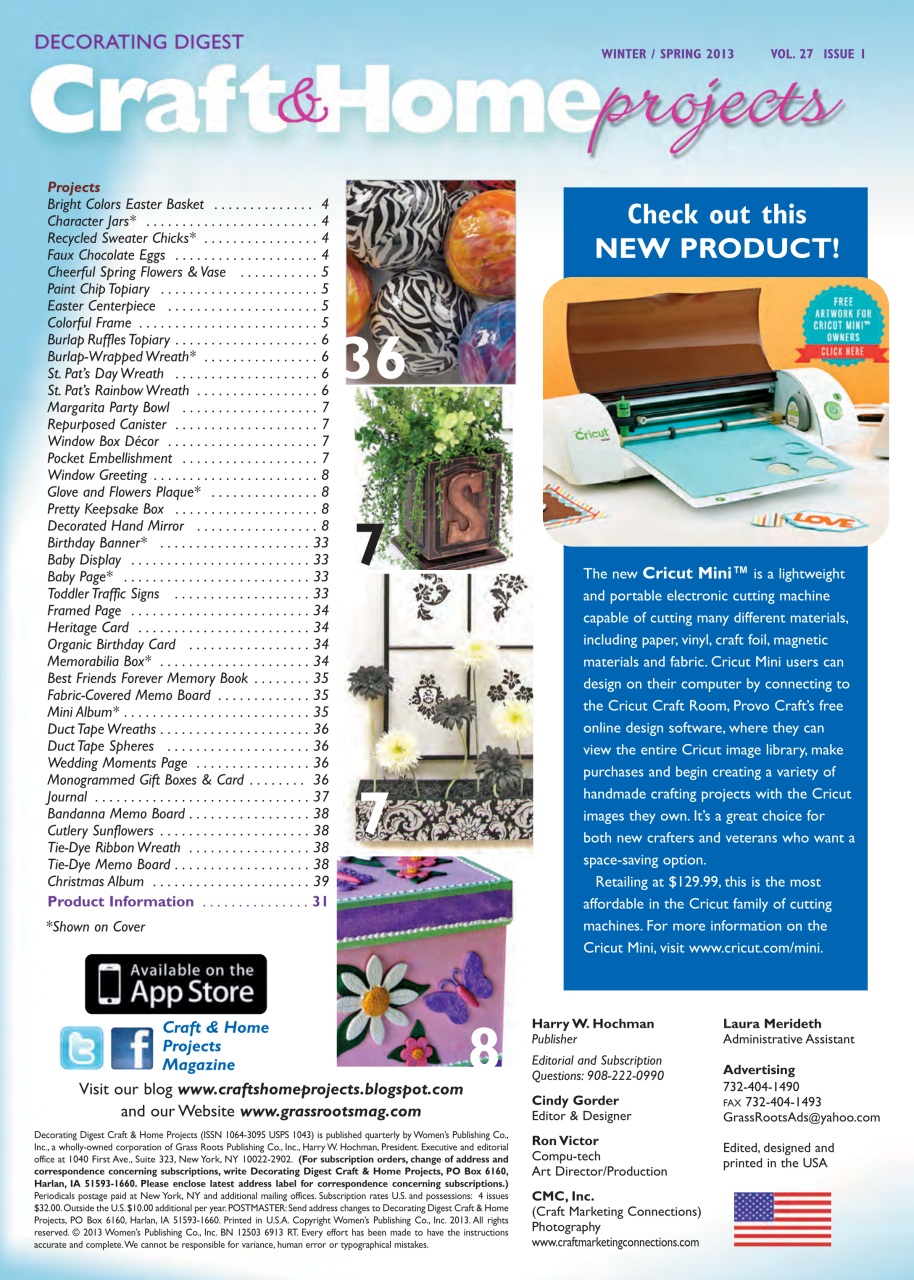 Craft & Home Projects Preview Pages