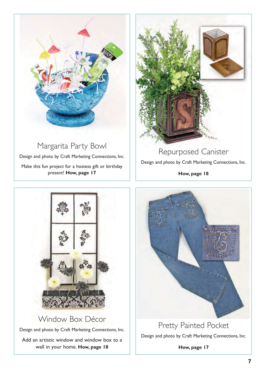 Craft & Home Projects Preview Pages