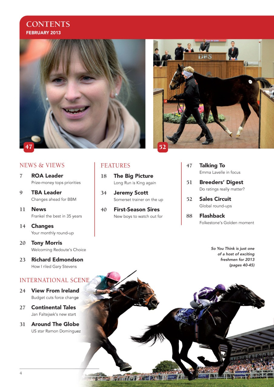 The Owner Breeder Preview Pages