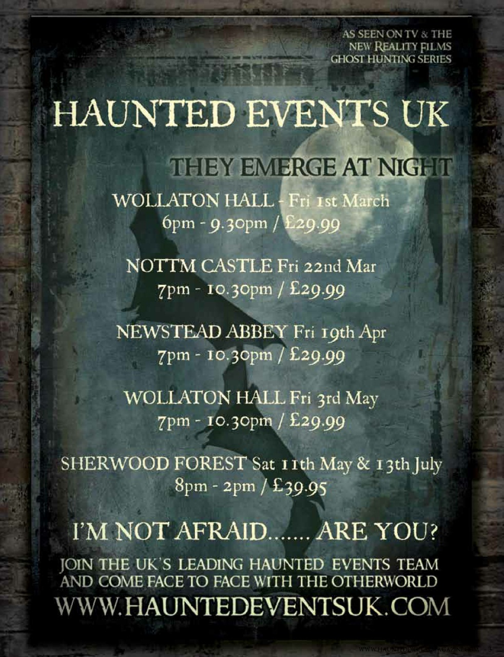 Haunted Magazine Preview Pages