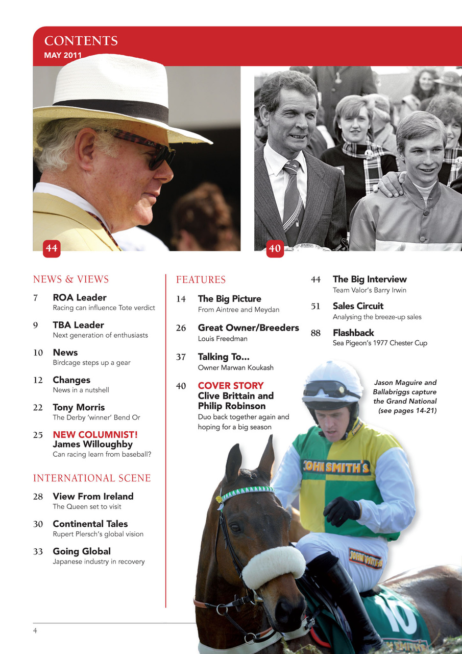 The Owner Breeder Preview Pages