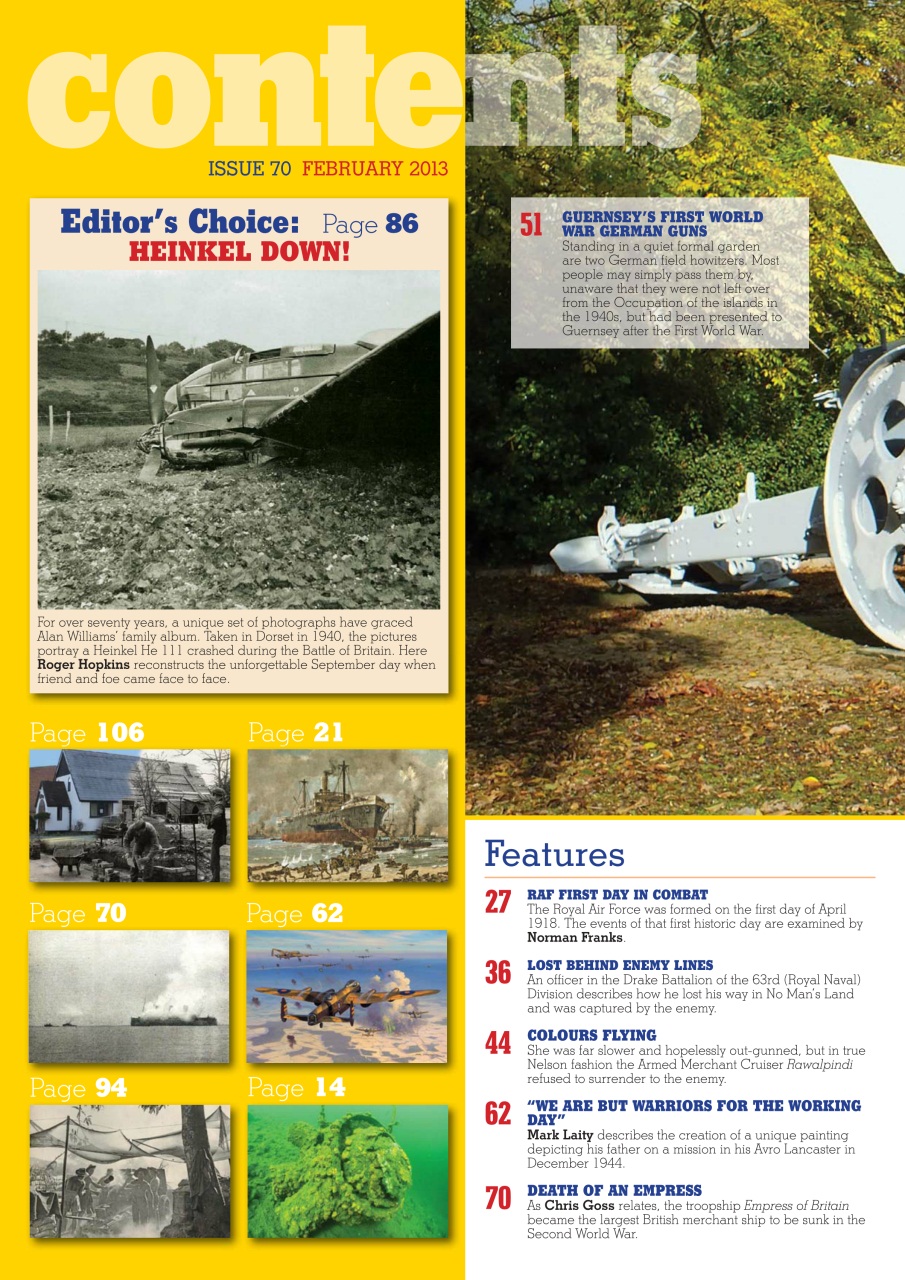 Britain at War Magazine Preview Pages