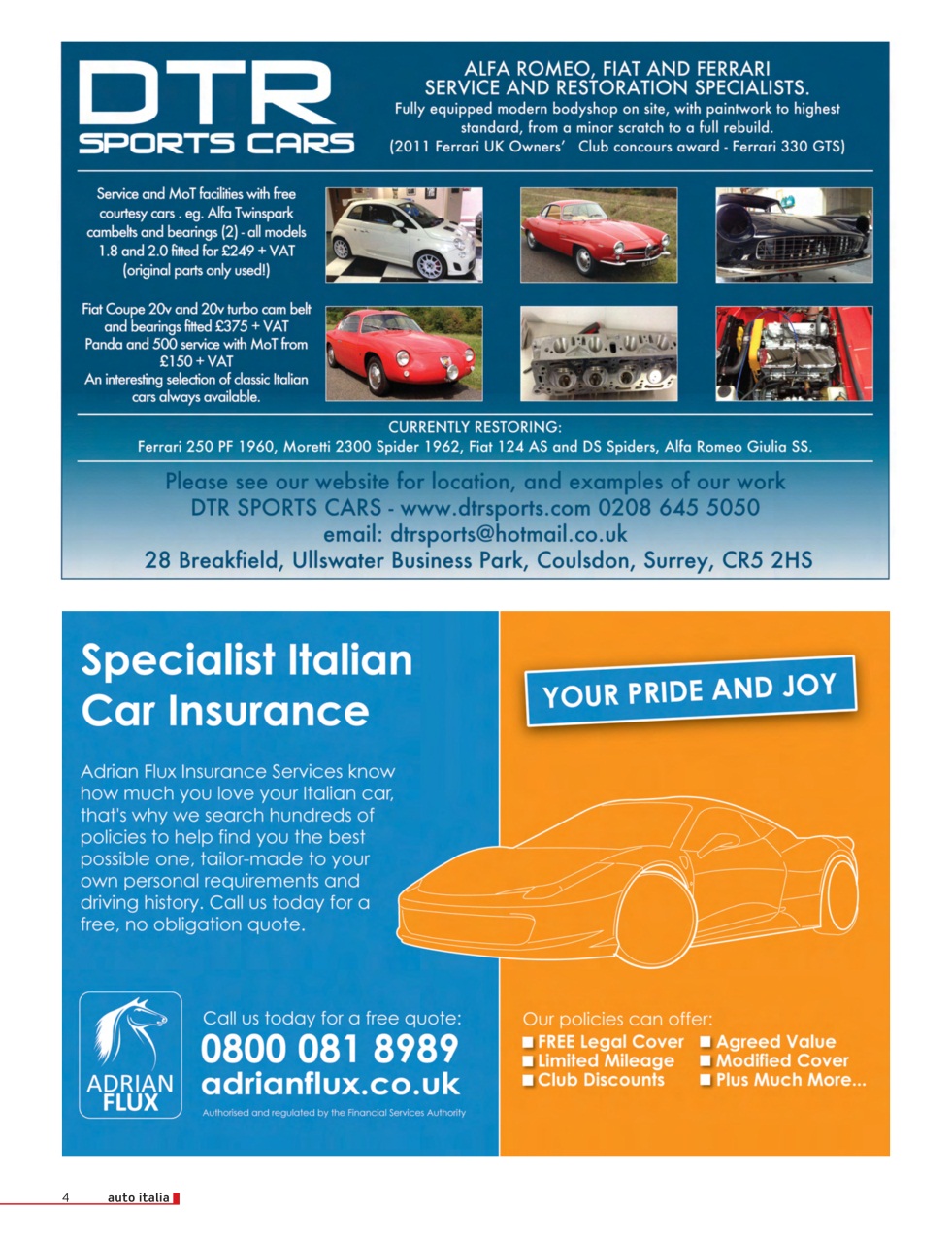 AutoItalia Magazine Preview Pages