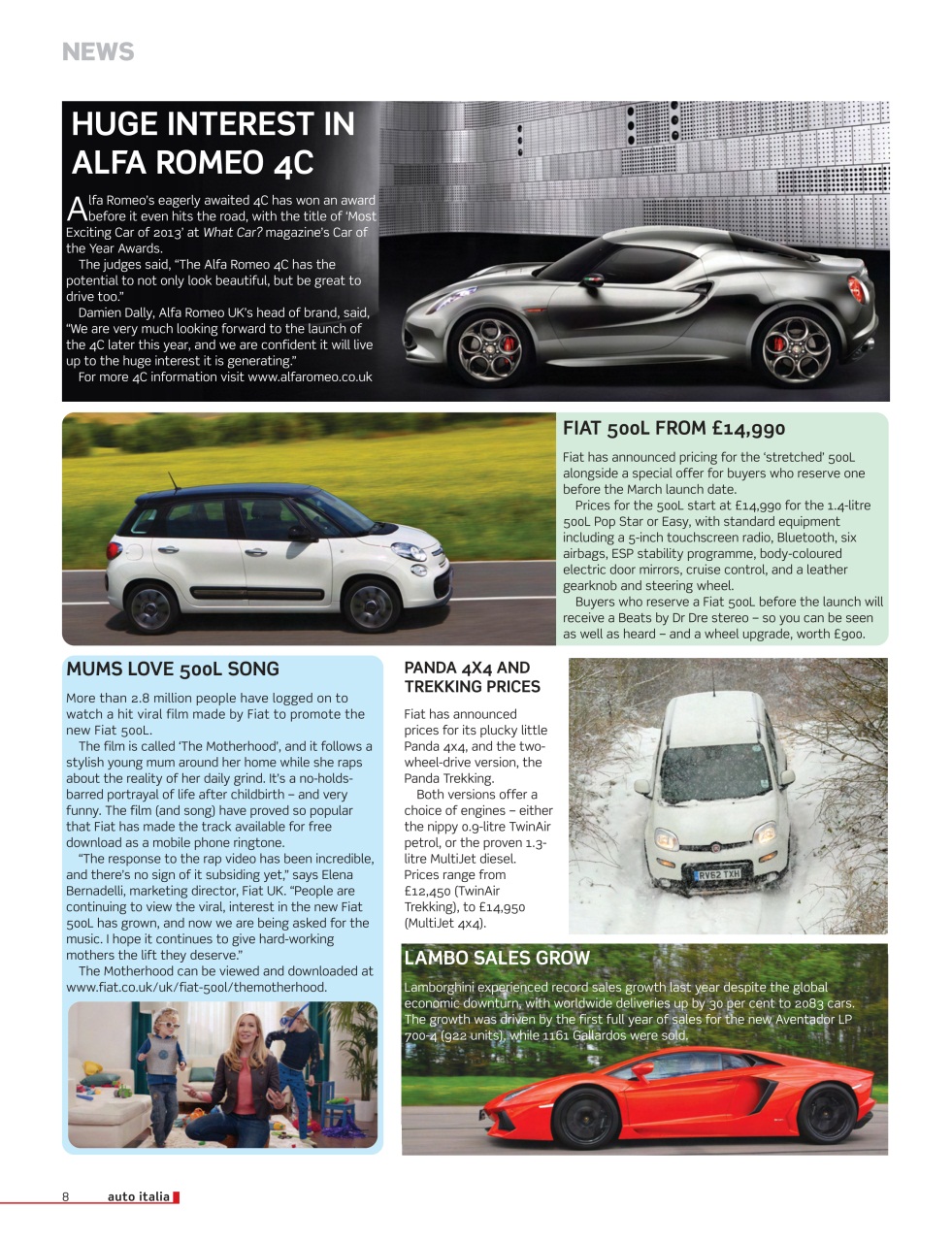 AutoItalia Magazine Preview Pages