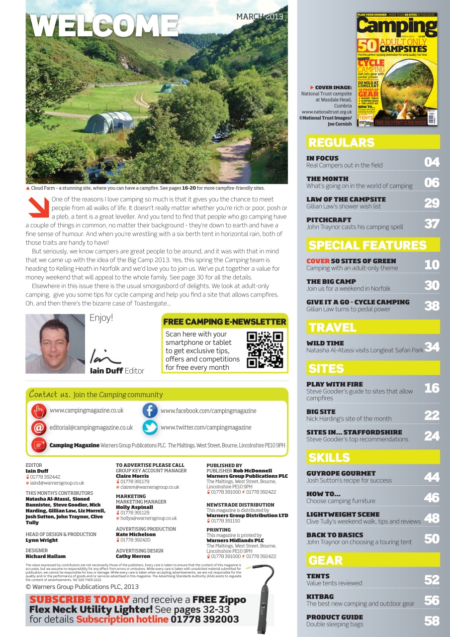 Camping Preview Pages