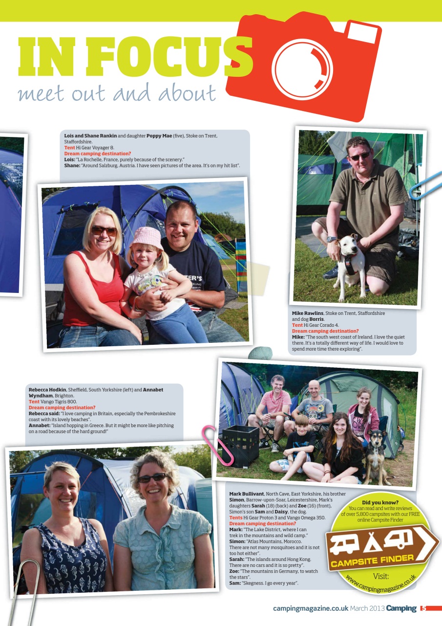 Camping Preview Pages